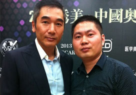 广州WG电子与明星合影